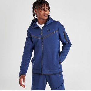 Nike | Pants | Nwt Nike Sportswear Tech Fleece Hoodie Midnight Navyblack |  Poshmark